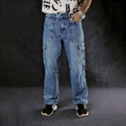 6 Pocket Denim Cargo Pant