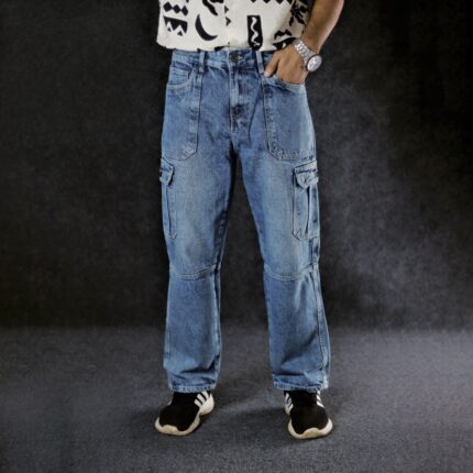 6 Pocket Denim Cargo Pant