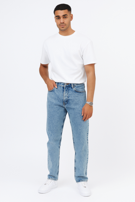 Exclusive Denim Baggy Jeans Pant (White Wash)