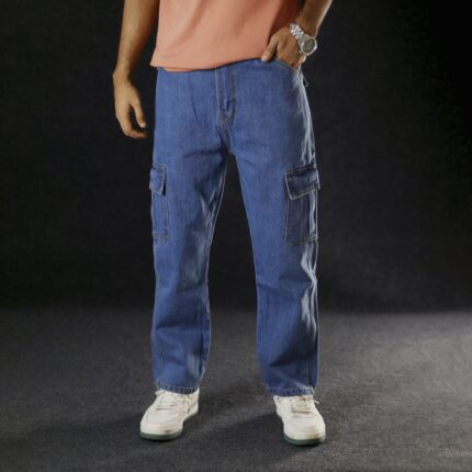 6 Pocket Denim Cargo Pant